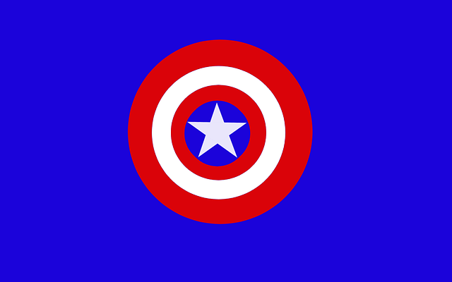 Bezpłatne pobieranie Shield America Captain - bezpłatna ilustracja do edycji za pomocą bezpłatnego internetowego edytora obrazów GIMP