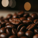 Shiny coffee beans  screen for extension Chrome web store in OffiDocs Chromium
