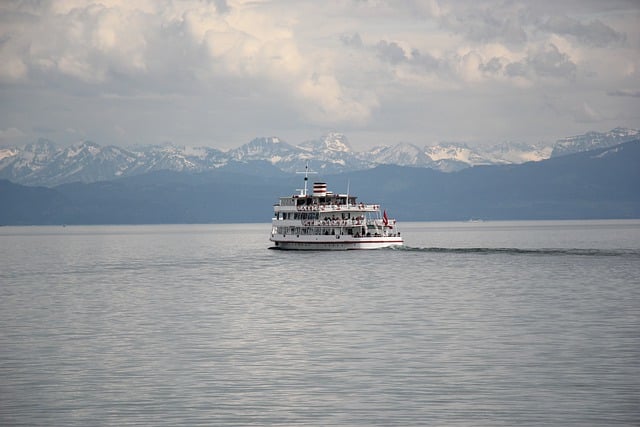Free download ship alps lake constance mountains free picture to be edited with GIMP free online image editor