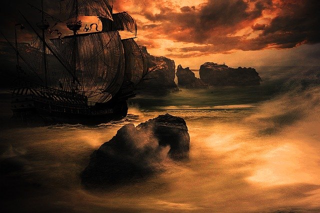 Free graphic Ship Evening Water -  to be edited by GIMP free image editor by OffiDocs