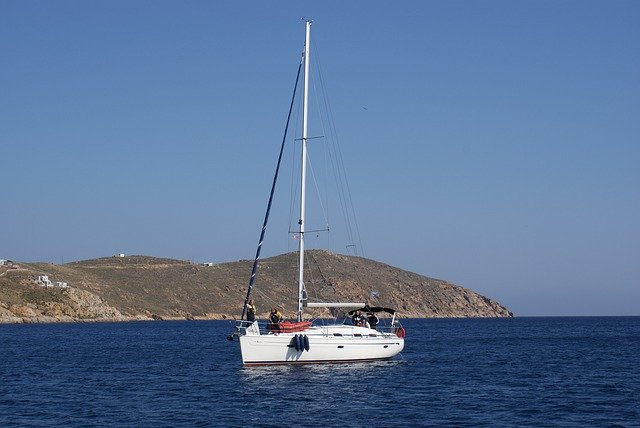 Free download Ship Greece Cyclades -  free photo or picture to be edited with GIMP online image editor