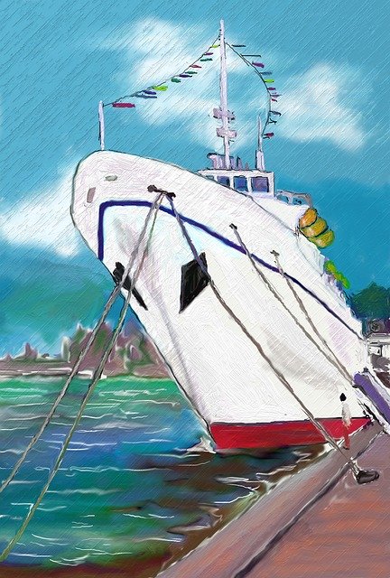 Free download Shipping Travel Vacations -  free illustration to be edited with GIMP free online image editor