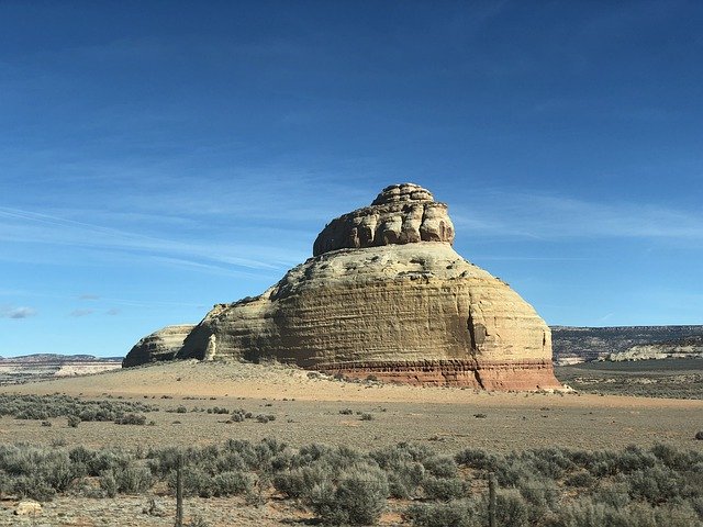 Download gratuito di Shiprock Arizona Desert: foto o immagini gratuite da modificare con l'editor di immagini online GIMP