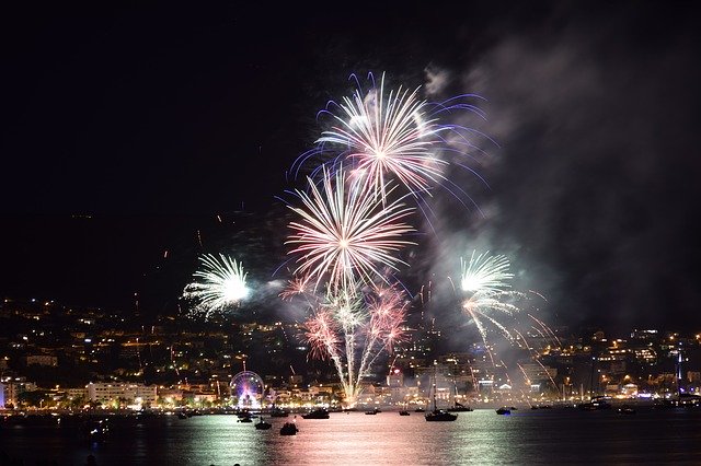 Free download Ships Fireworks Boats -  free photo or picture to be edited with GIMP online image editor