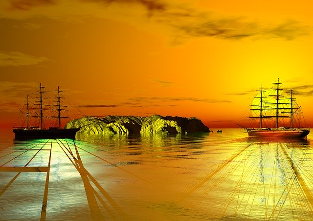 Free download Ships Ocean Sea -  free illustration to be edited with GIMP free online image editor