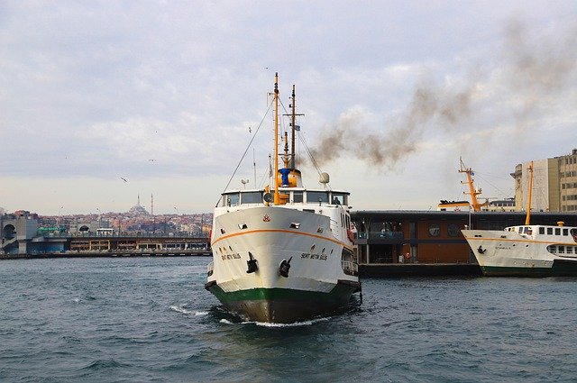 Free download ship v istanbul turkey sea free picture to be edited with GIMP free online image editor