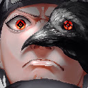 Shisui Uchiha Mangekyo Sharigan Crow Anime Theme  screen for extension Chrome web store in OffiDocs Chromium
