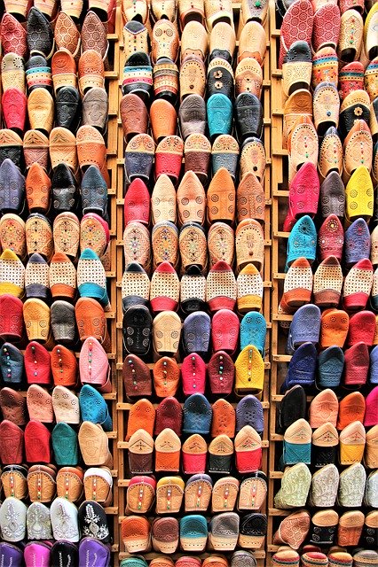 Free download Shoes Sales Stand Tradition -  free free photo or picture to be edited with GIMP online image editor