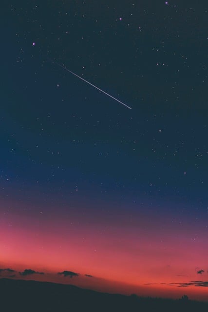 Free download shooting star astronomy sky clouds free picture to be edited with GIMP free online image editor