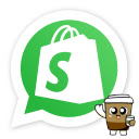 Shopify WhatsApp Sender  screen for extension Chrome web store in OffiDocs Chromium