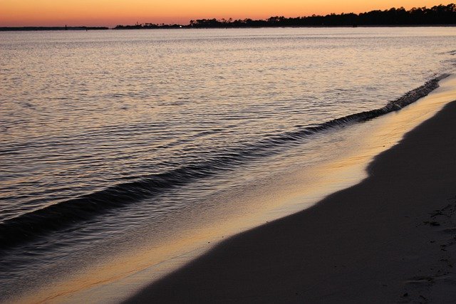 Free download shoreline sunset st augustine free picture to be edited with GIMP free online image editor