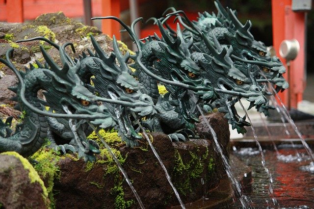 Bezpłatne pobieranie Shrine Sacred Water Dragon - darmowe zdjęcie lub obraz do edycji za pomocą internetowego edytora obrazów GIMP