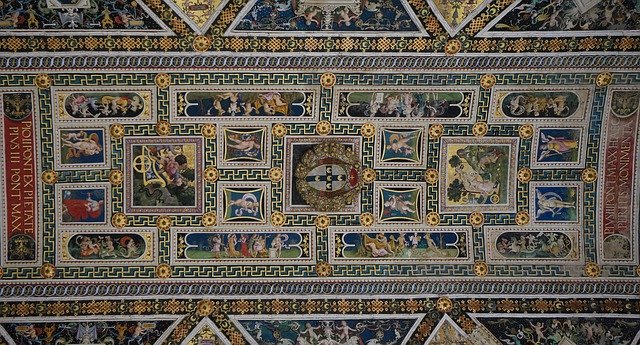 Free picture Siena Church Ceiling -  to be edited by GIMP free image editor by OffiDocs