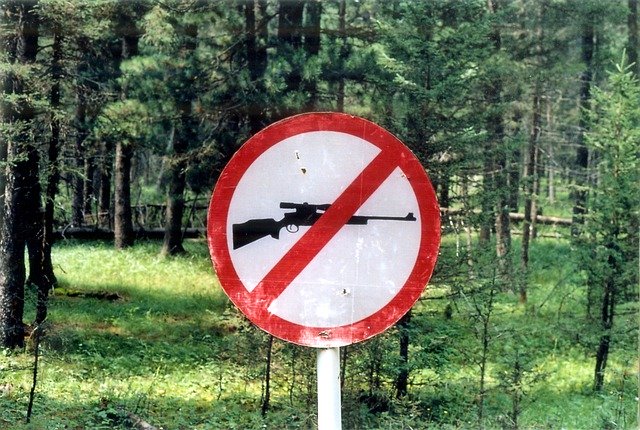 Free download Sign Gun Outside -  free photo or picture to be edited with GIMP online image editor