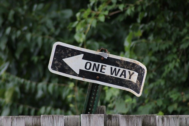 Free download Sign One Way Old -  free photo or picture to be edited with GIMP online image editor