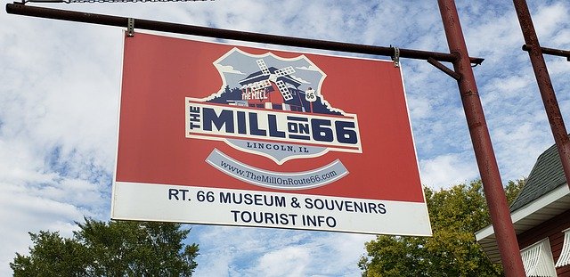 دانلود رایگان Sign Route 66 Rt - عکس یا تصویر رایگان قابل ویرایش با ویرایشگر تصویر آنلاین GIMP