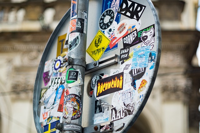 Free download sign street prague stickers ads free picture to be edited with GIMP free online image editor