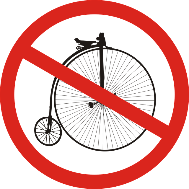 Free download Sign The Prohibition Of Bike - Free vector graphic on Pixabay free illustration to be edited with GIMP free online image editor