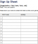 Libreng pag-download ng Sign Up Sheet DOC, XLS o PPT template na libreng i-edit gamit ang LibreOffice online o OpenOffice Desktop online