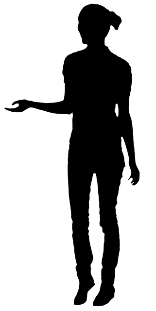 Free download Silhouette Girl People -  free illustration to be edited with GIMP free online image editor
