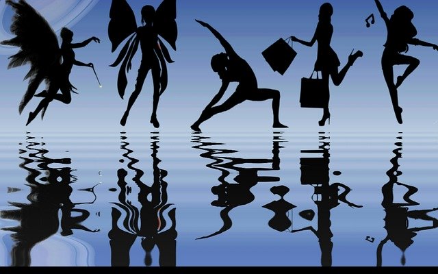 Free download Silhouette Illustration Women -  free illustration to be edited with GIMP free online image editor