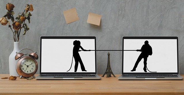 Free download silhouette rope couple separation free picture to be edited with GIMP free online image editor