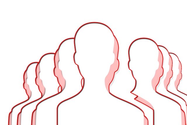Free download Silhouettes Men Head -  free illustration to be edited with GIMP free online image editor