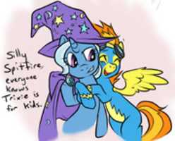 Free download Silly Spitfire, everyone knows Trixie is for kids. free photo or picture to be edited with GIMP online image editor