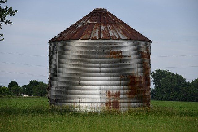 Скачать бесплатно Silo Corn Crib - бесплатное фото или изображение для редактирования с помощью онлайн-редактора изображений GIMP