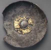 Free download Silver and gold phiale (libation bowl) free photo or picture to be edited with GIMP online image editor