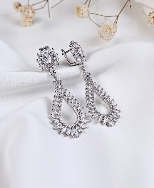Free download Silver Jewelry Earring -  free photo or picture to be edited with GIMP online image editor