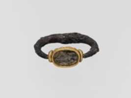 Free download Silver ring with glass paste scarab free photo or picture to be edited with GIMP online image editor