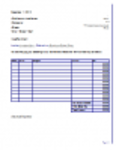 Free download Simple Business Invoice Template  DOC, XLS or PPT template free to be edited with LibreOffice online or OpenOffice Desktop online