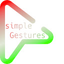simpleGestures  screen for extension Chrome web store in OffiDocs Chromium