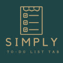 Simply To Do List Tab  screen for extension Chrome web store in OffiDocs Chromium