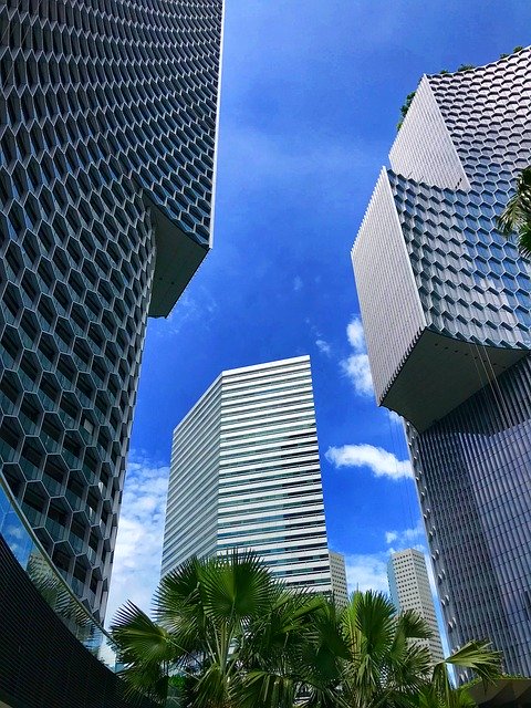 دانلود رایگان معماری ساختمان سنگاپور - عکس یا تصویر رایگان قابل ویرایش با ویرایشگر تصویر آنلاین GIMP