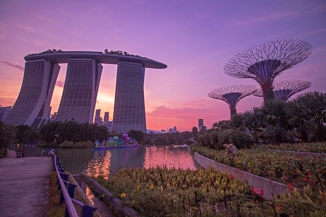 Free picture Singapore Sunset Architecture -  to be edited by GIMP free image editor by OffiDocs