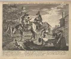Free download Sir Hudibras His Passing Worth the Manner How He Sallyed Forth (Plate 2: Illustrations to Samuel Butlers Hudibras) free photo or picture to be edited with GIMP online image editor