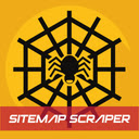 Sitemap Scraper  screen for extension Chrome web store in OffiDocs Chromium