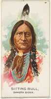 Free download Sitting Bull, Dakota Sioux, from the American Indian Chiefs series (N2) for Allen & Ginter Cigarettes Brands free photo or picture to be edited with GIMP online image editor