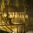 Sitting fishing  screen for extension Chrome web store in OffiDocs Chromium