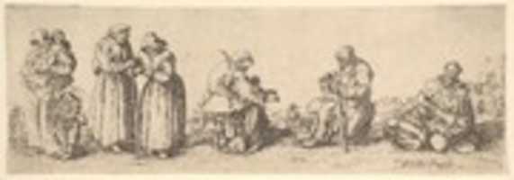 Free download Six Men and Women Beggars free photo or picture to be edited with GIMP online image editor
