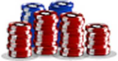 Free download Six stacks of poker chips - red and blue free photo or picture to be edited with GIMP online image editor