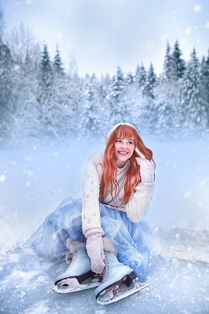 Scarica gratuitamente l'immagine gratuita di pattini invernali neve abete rosso ghiaccio da modificare con l'editor di immagini online gratuito GIMP