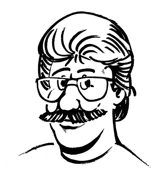 Free download Sketch Man Glasses -  free illustration to be edited with GIMP free online image editor
