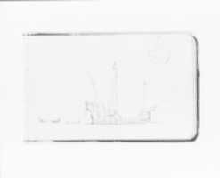 Free download Sketch of a Caravel; Figure in a Boat (from Sketchbook) free photo or picture to be edited with GIMP online image editor