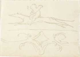 Free download Sketch of a Child Riding a Dog free photo or picture to be edited with GIMP online image editor