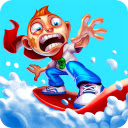 Skiing Fred Game  screen for extension Chrome web store in OffiDocs Chromium