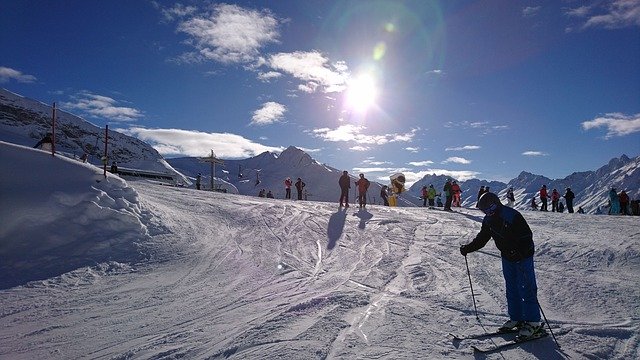 Free download Skiing Ski Winter -  free photo or picture to be edited with GIMP online image editor