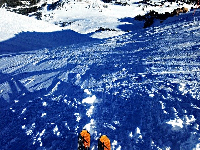 김프 온라인 이미지 편집기로 편집할 스키 스키 산 무료 사진 템플릿 무료 다운로드